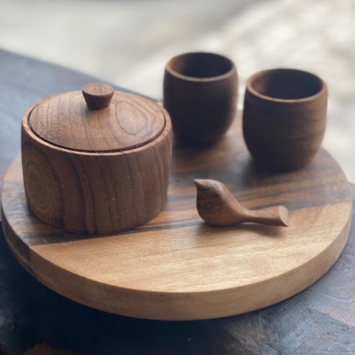 ظروف چوبی دست‌ساز گیلان