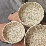 سبد حصیری سه سایز