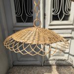 لوستر حصیری مدل ماهواره ای