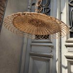لوستر حصیری مدل ماهواره ای